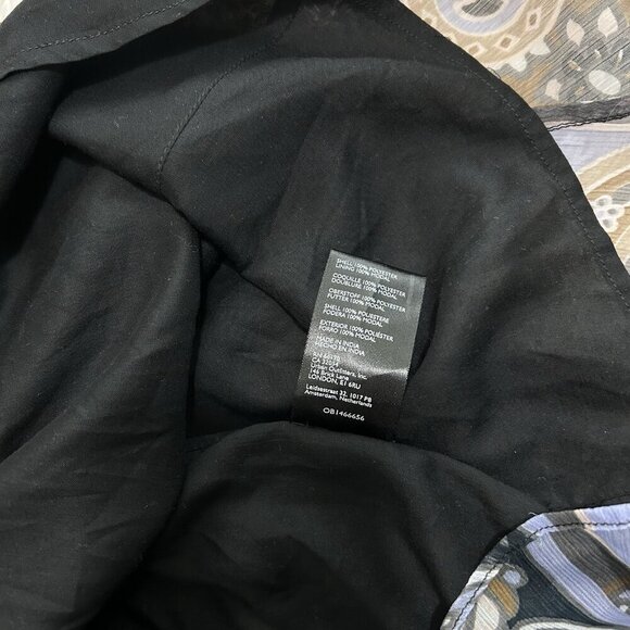 Free People Strawberry Print Halter Tank Top Sz Small Paisley Chiffon Colorful - Picture 8 of 10